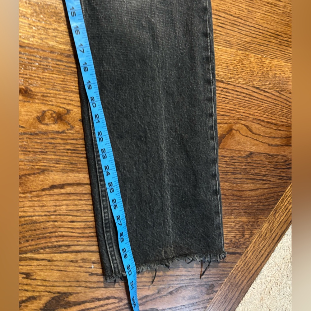 Moussy Vintage‎ | Ashleys Wide Straight Black Jeans Sz 28 - Picture 11 of 11